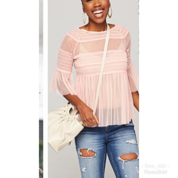 belle sky Tops - Belle Sky Chiffon Top